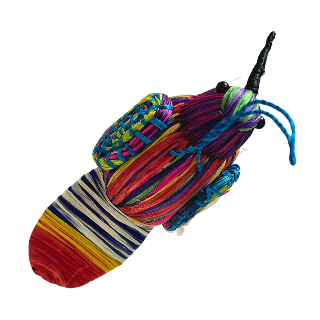 FANTASY HUMMINGBIRD BIRD ORNAMENT - WOVEN BY PERUVIAN AMAZON ARTISAN - Amazon Ecology