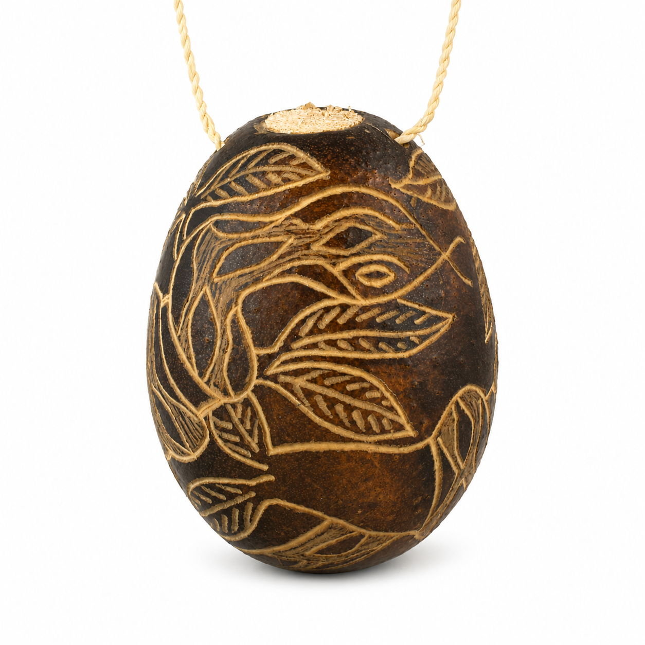 Boa Reptile Calabash Christmas tree ornament and hand rattle - Amazon Ecology