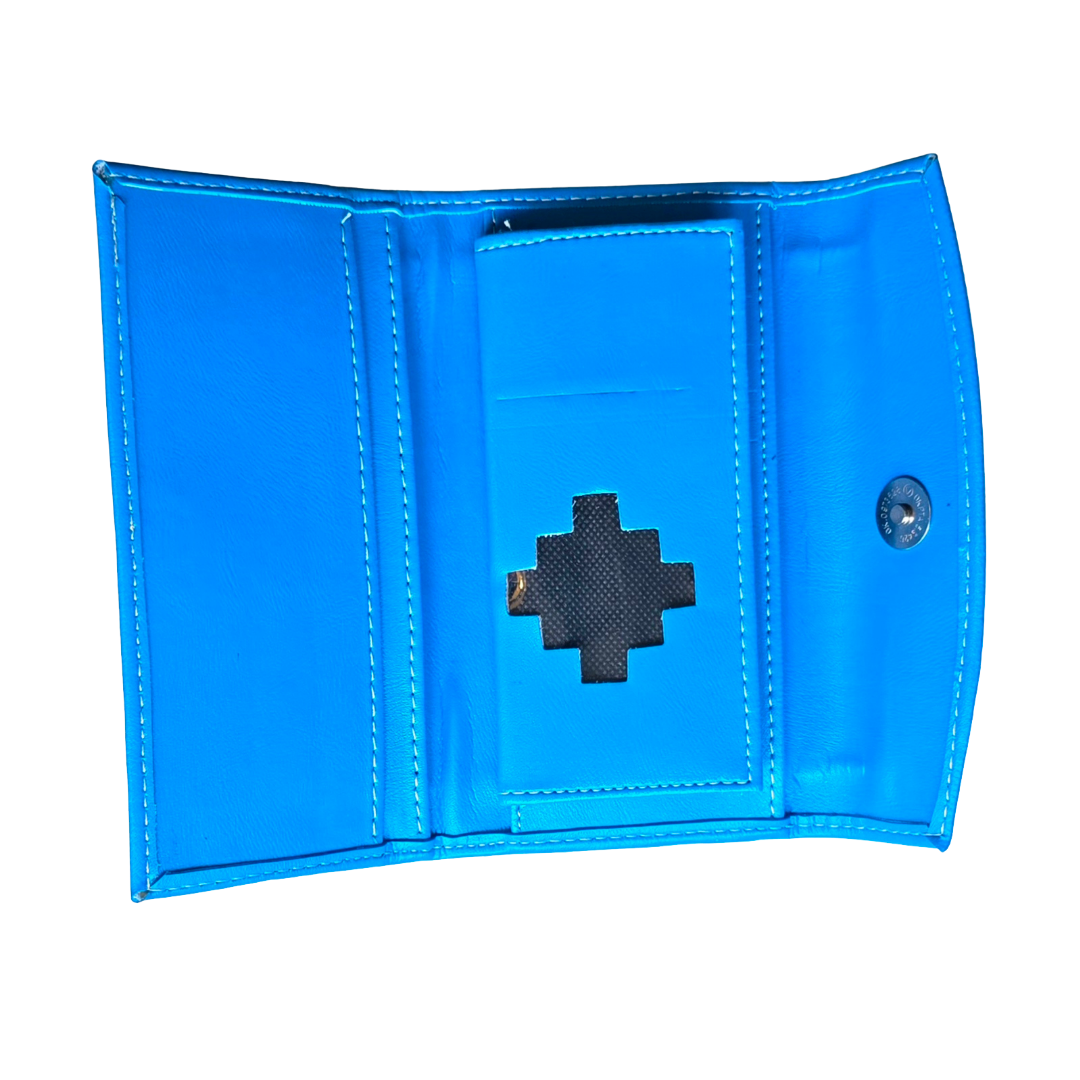 Multi-color mantel fabric clutch purse/wallet from Peru - Amazon Ecology