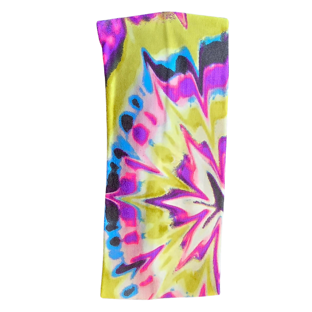 Twist bow stretch nylon head-band - made by artisan from Peruvian Amazon - Amazon Ecology