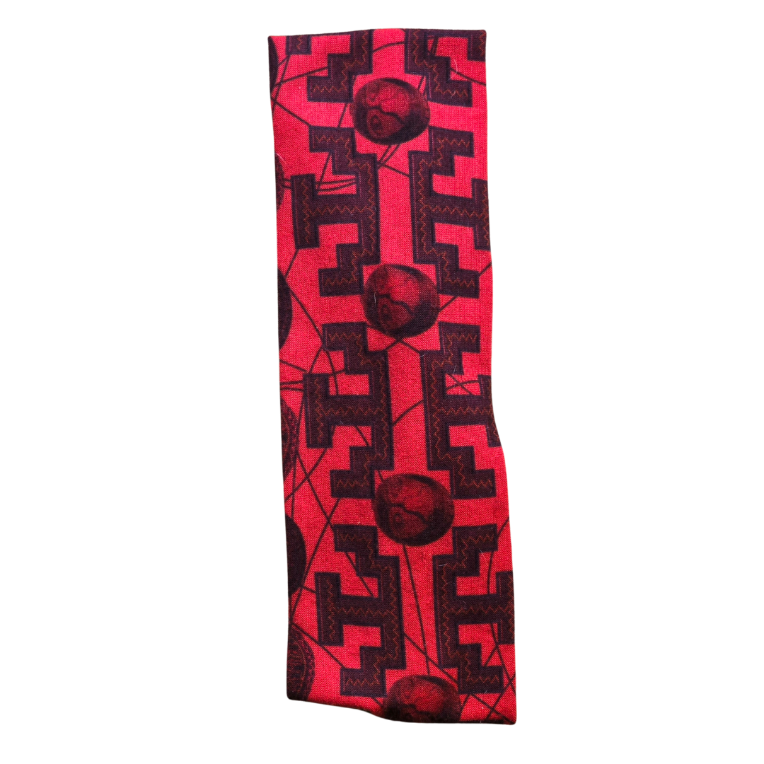 Twist bow stretch nylon head-band - made by artisan from Peruvian Amazon - Amazon Ecology