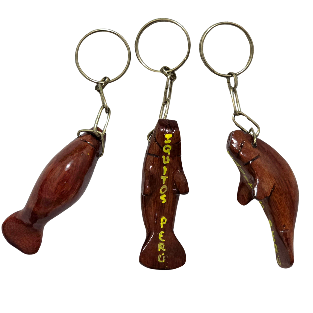 Palo sangre animal key chain - made by Peruvian Amazon artisan
