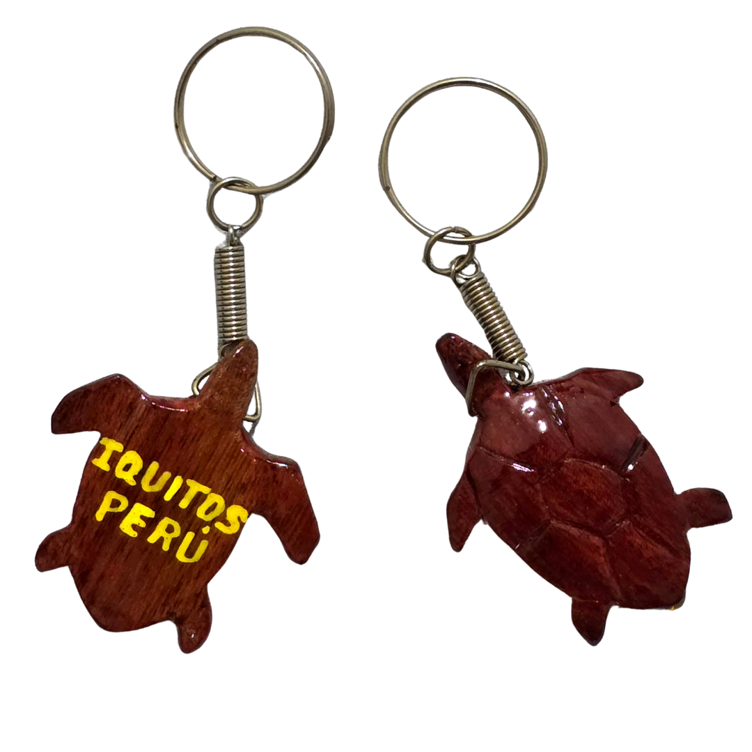 Palo sangre animal key chain - made by Peruvian Amazon artisan