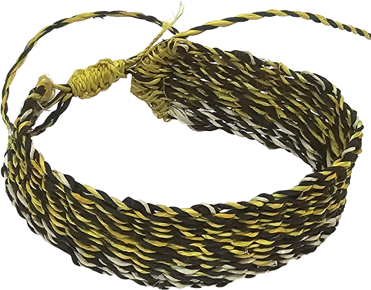 Bora native pattern chambira palm fiber bracelets - Amazon Ecology