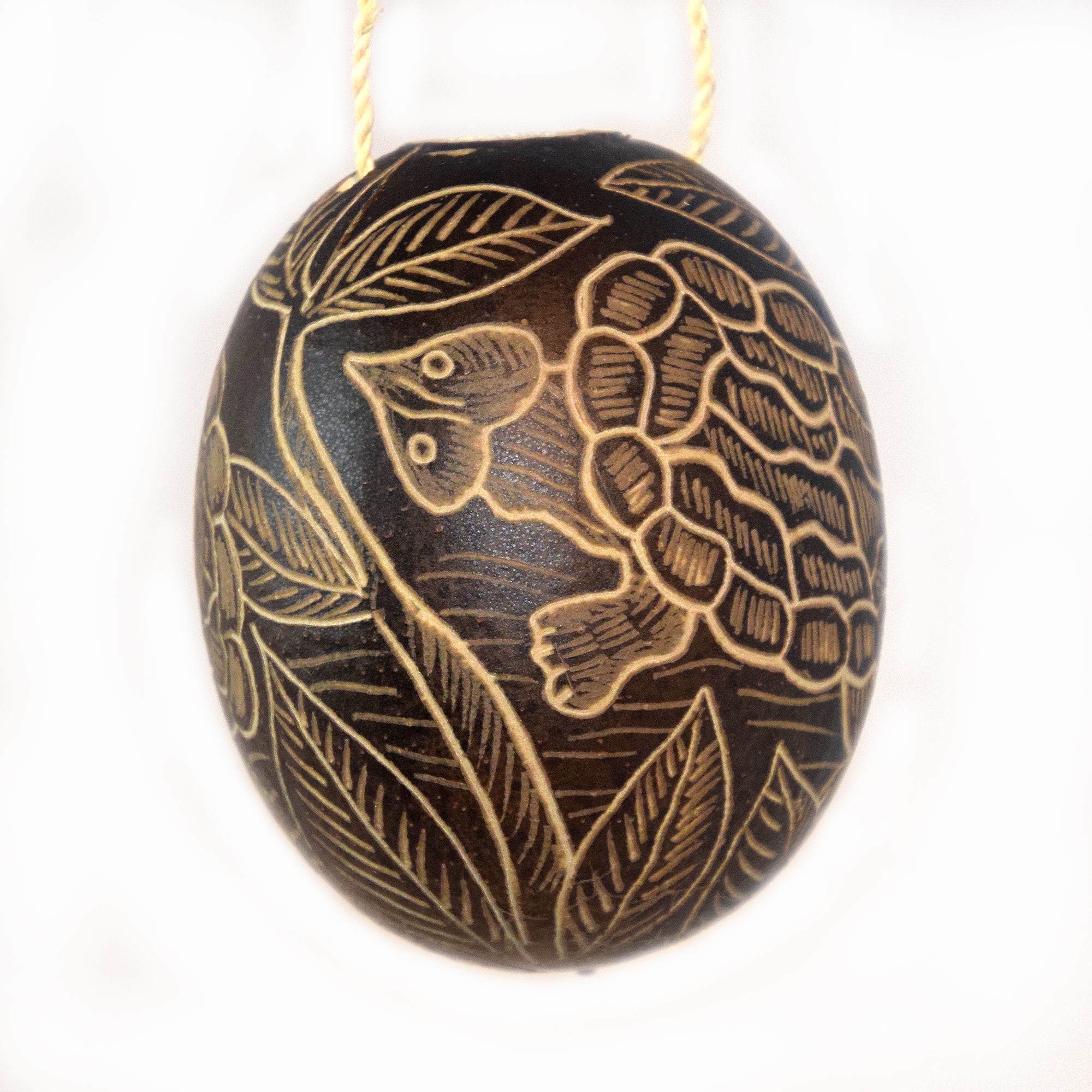 Turtle Reptile Calabash Christmas tree ornament and hand rattle - Amazon Ecology