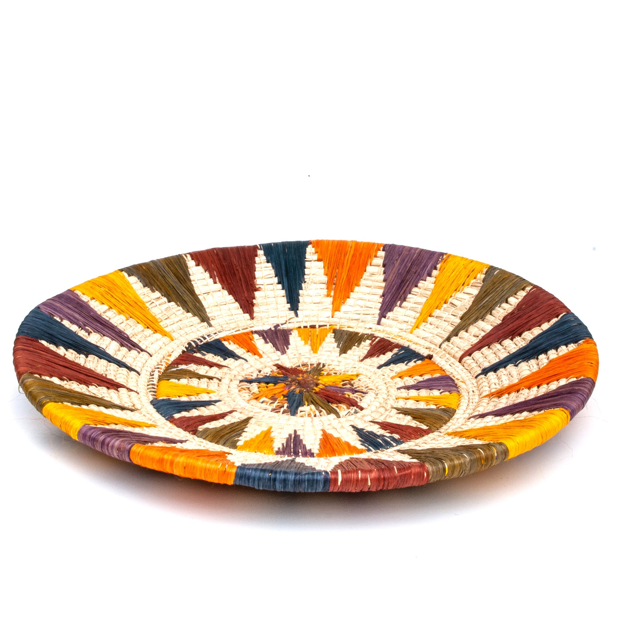 Sunflower Whimsy Handwoven Basket Fair Trade - Amazon Ecology