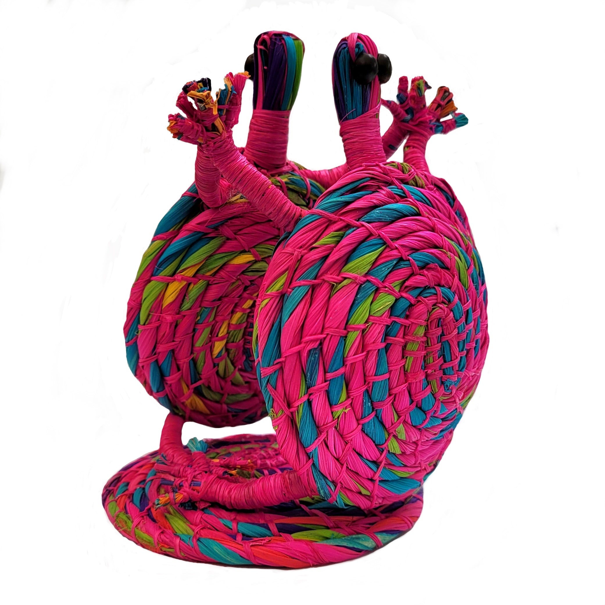 DANCING WOVEN TURTLES - DECORATION, ORNAMENT AND NAPKIN HOLDER - MADE BY PERUVIAN AMAZON ARTISAN - Amazon Ecology