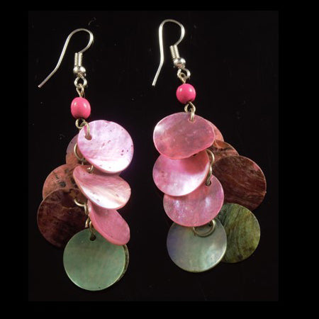 Nakar Shell Cascading Earrings - Amazon Ecology