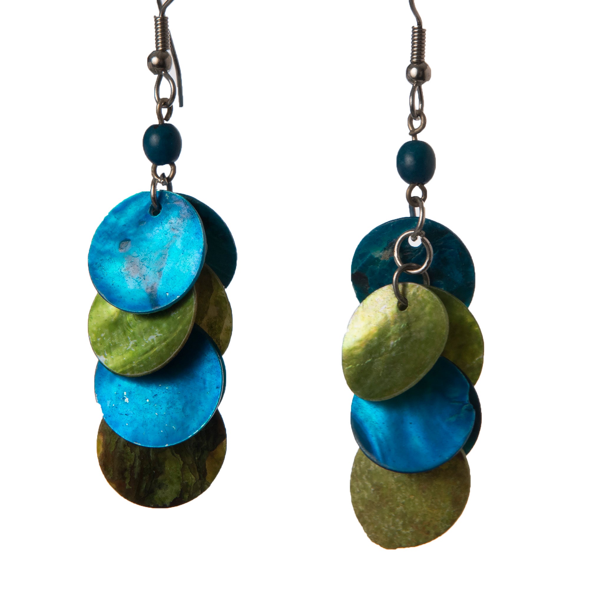 Nakar Shell Cascading Earrings - Amazon Ecology