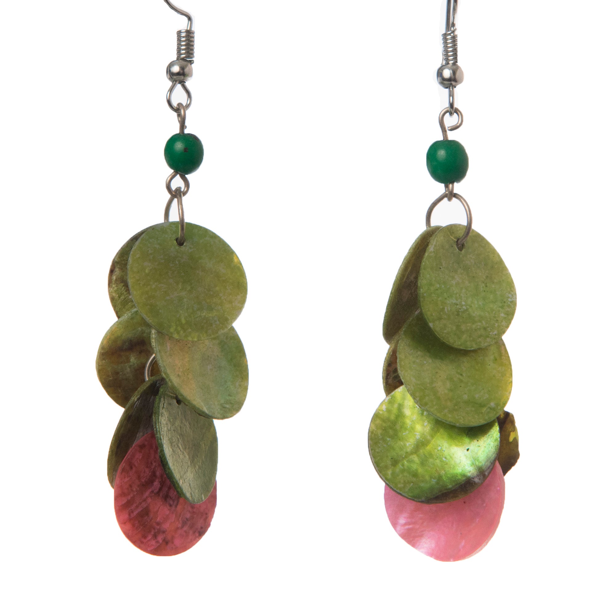 Nakar Shell Cascading Earrings - Amazon Ecology