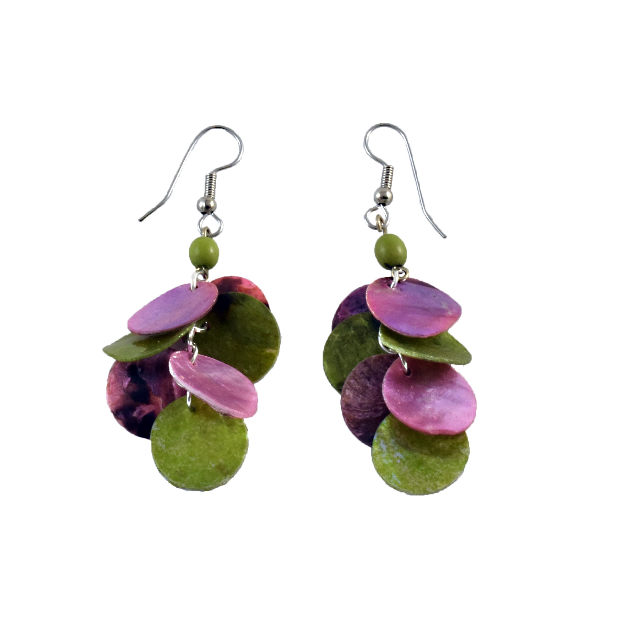 Nakar Shell Cascading Earrings - Amazon Ecology
