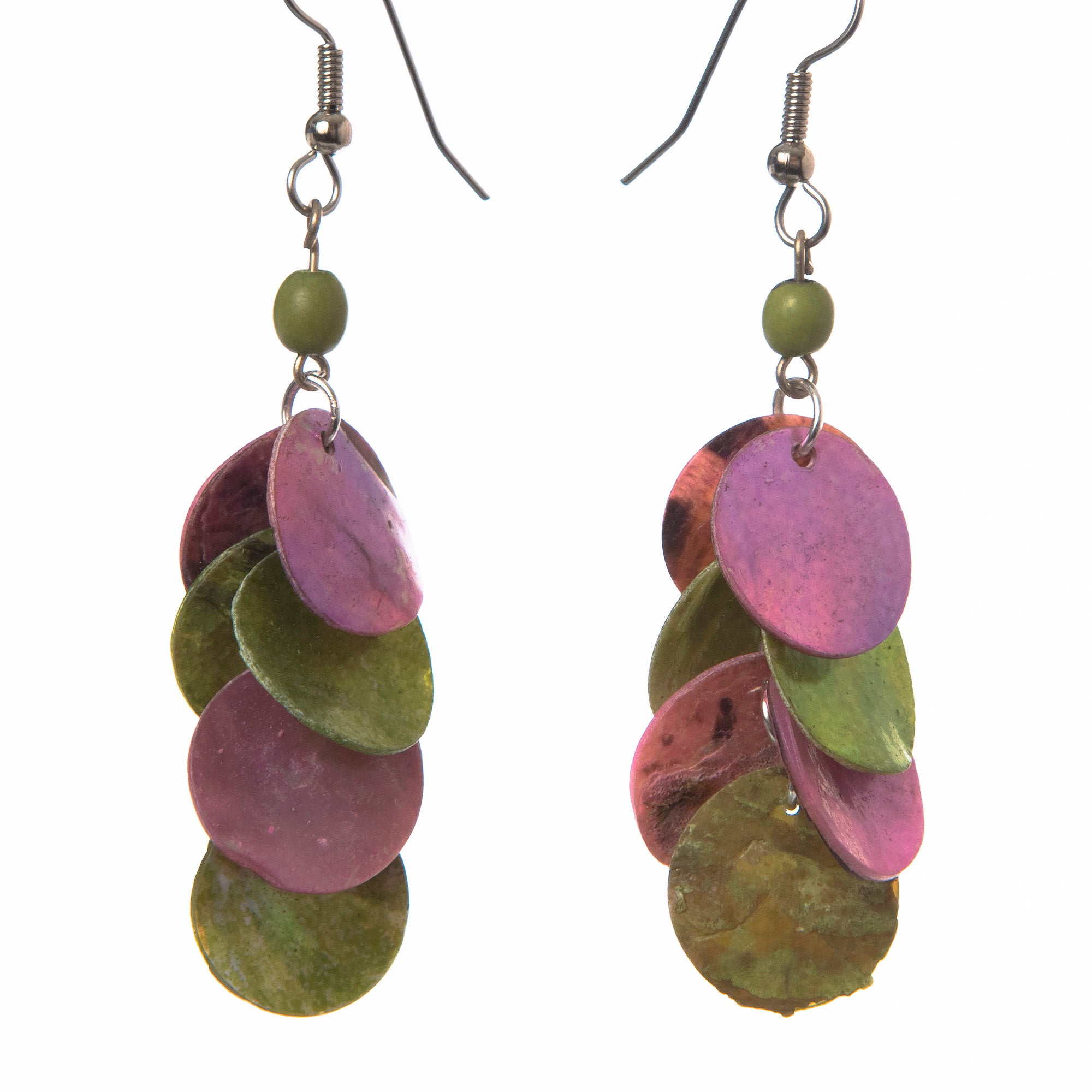 Nakar Shell Cascading Earrings - Amazon Ecology