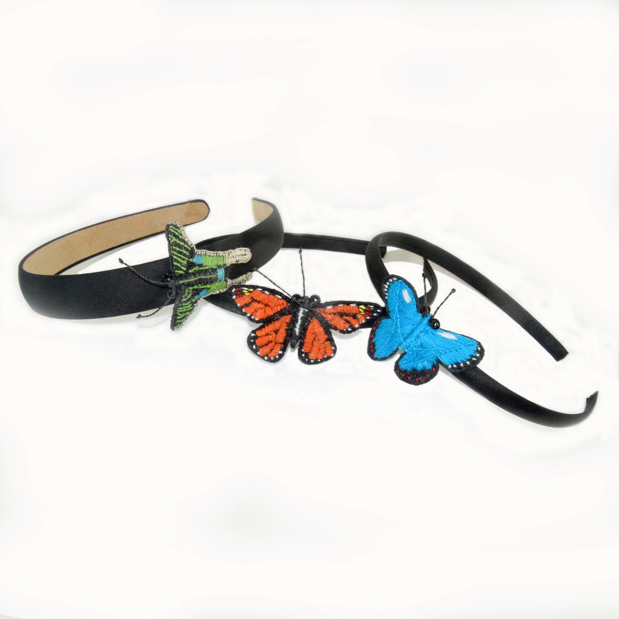 Woven butterfly headbands - Amazon Ecology