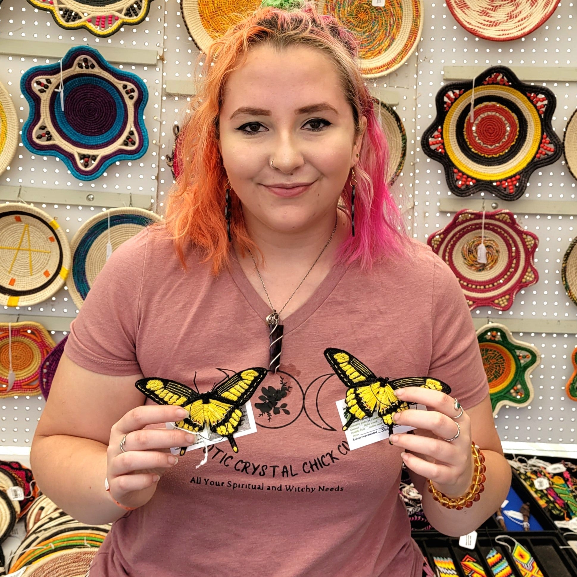 Elle's grandmother and the yellow butterfly ornament