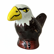Bald eagle ceramic bird water whistle from the Peruvian Amazon - Amazon Ecology