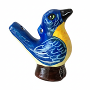 Bluebird ceramic bird water whistle from the Peruvian Amazon - Amazon Ecology