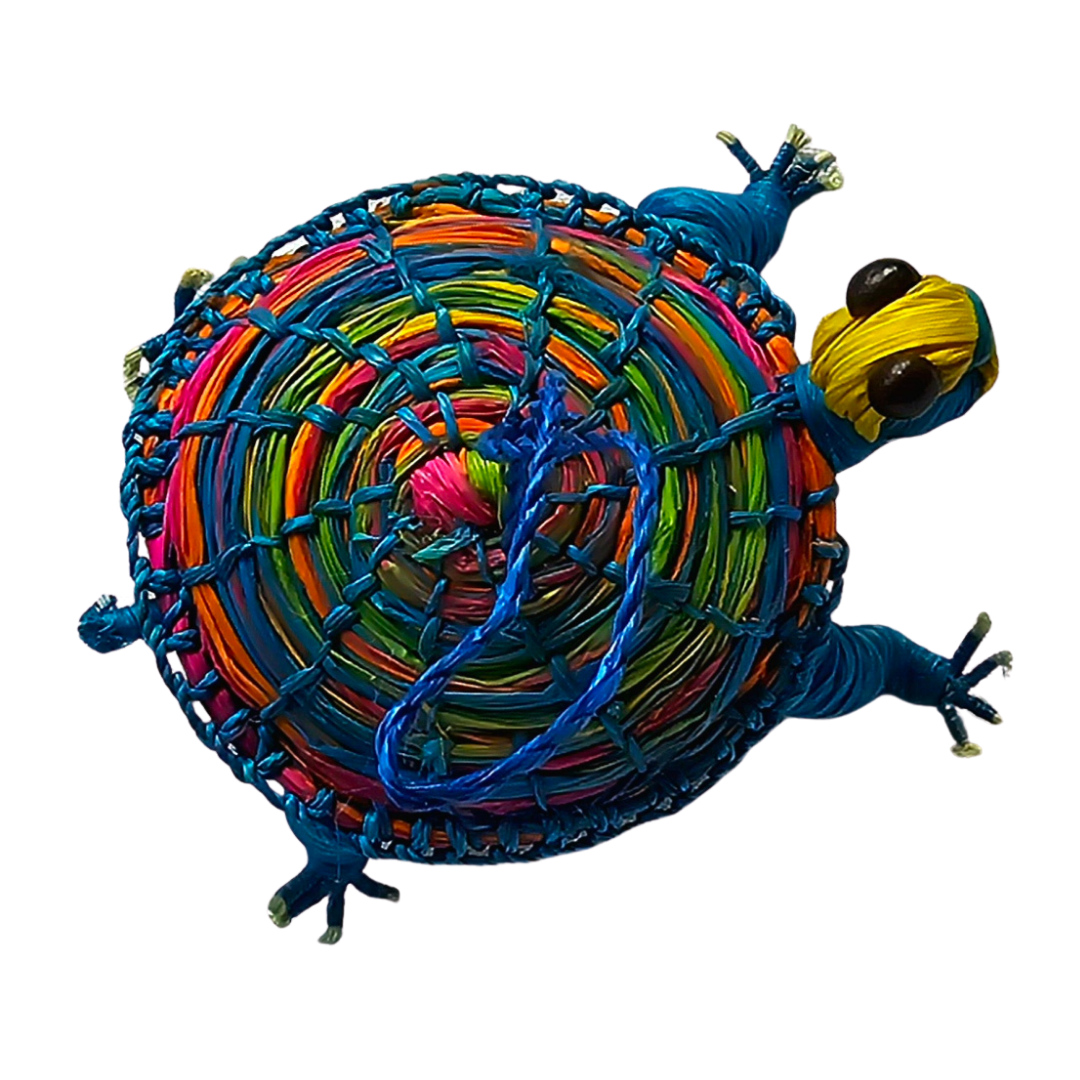 WOVEN TURTLE FAIR -TRADE ORNAMENT - MADE BY PERUVIAN AMAZON ARTISAN