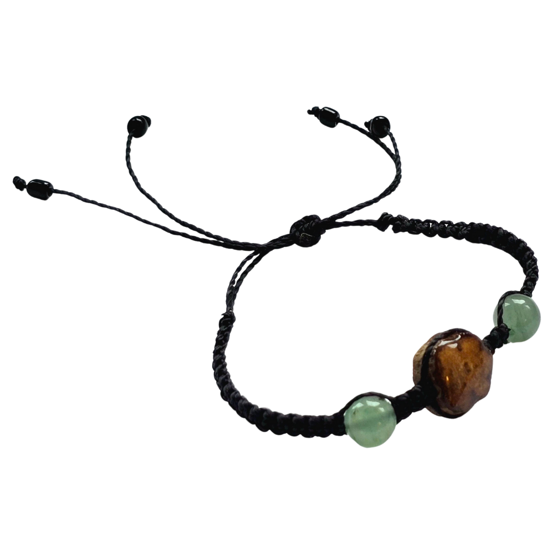 Ayahuasca and bead bracelet