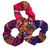Multi-colored mantel scrunchie - made by artisan from Peruvian Amazon