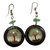 Tree of life coconut earrings