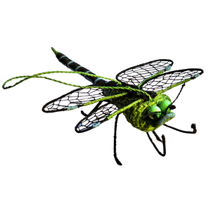 DRAGONFLY WOVEN INSECT ORNAMENT - HAND-MADE BY ARTISAN FROM THE PERUVIAN AMAZON