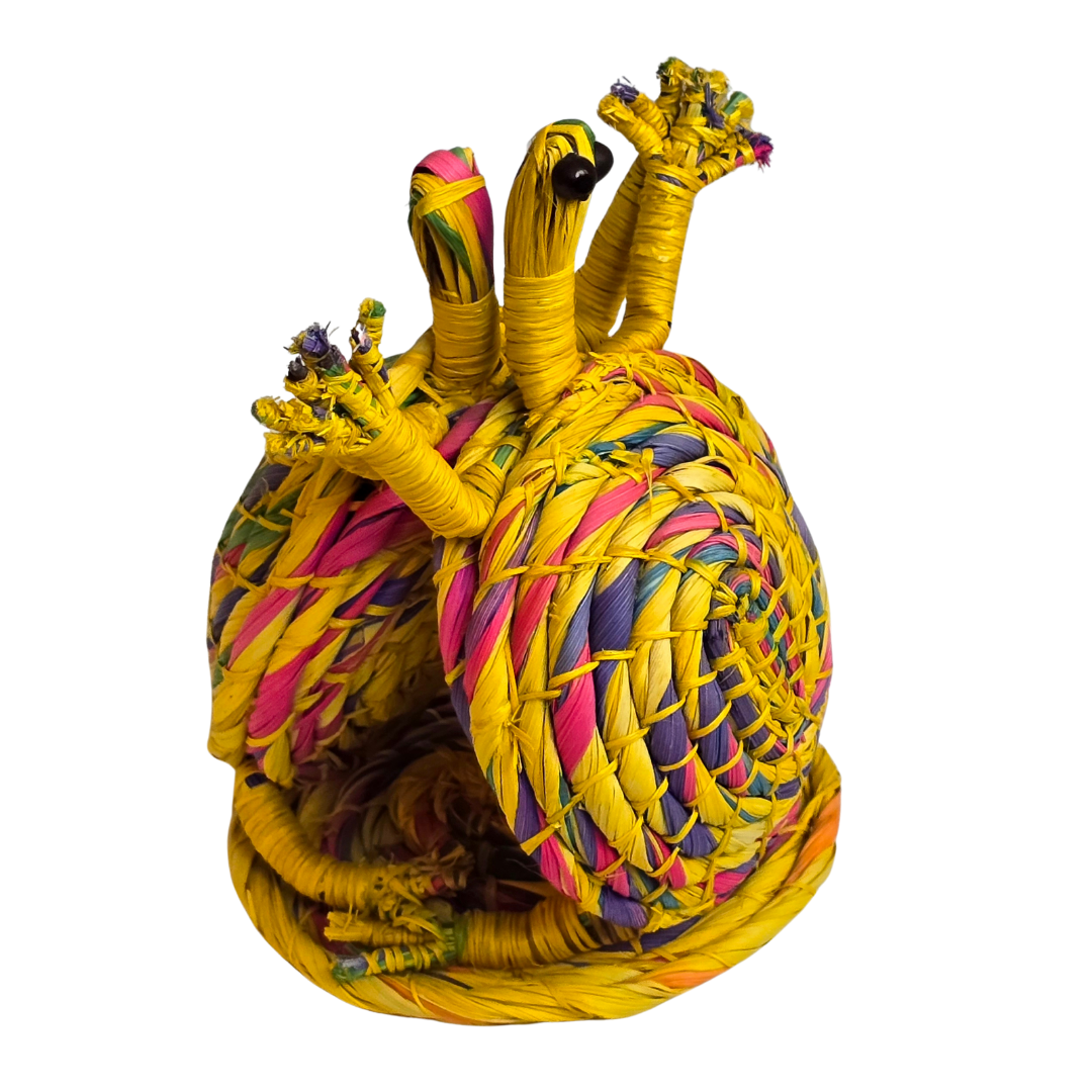 DANCING WOVEN TURTLES - DECORATION, ORNAMENT AND NAPKIN HOLDER - MADE BY PERUVIAN AMAZON ARTISAN