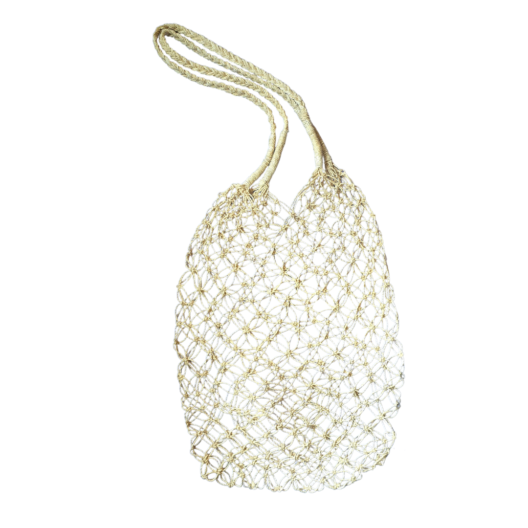 Loose-weave chambira market bag - made by native artisans from the Peruvian Amazon - Amazon Ecology
