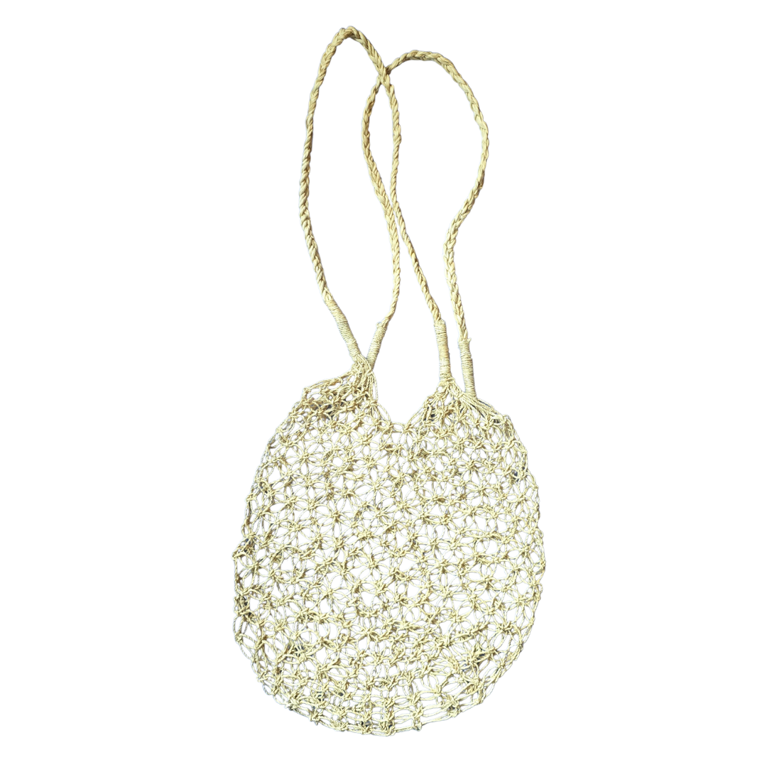 Loose-weave chambira market bag - made by native artisans from the Peruvian Amazon - Amazon Ecology