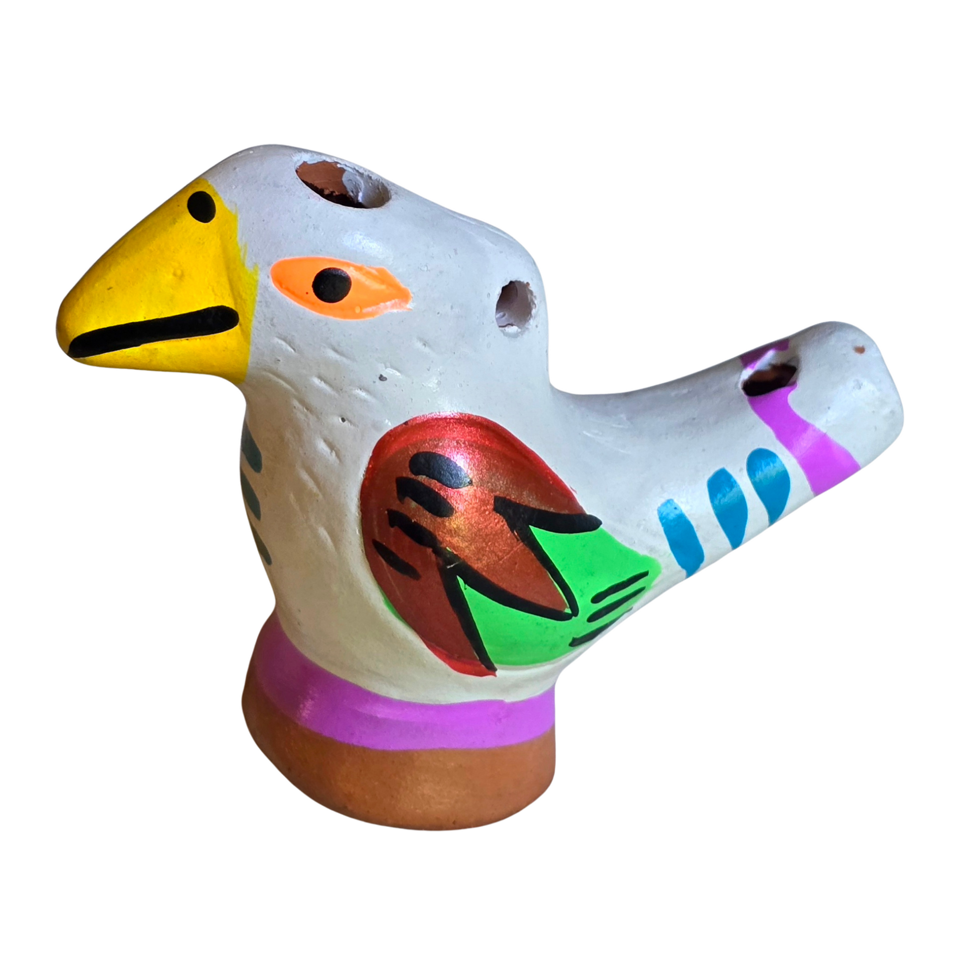 Eagle ceramic bird water whistle from the Peruvian Amazon - Amazon Ecology
