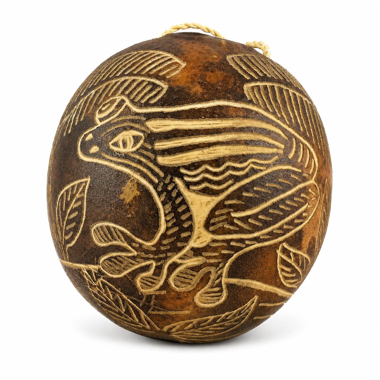 FROG & POISON ARROW FROG - Amphibian Calabash Christmas tree ornament - Amazon Ecology