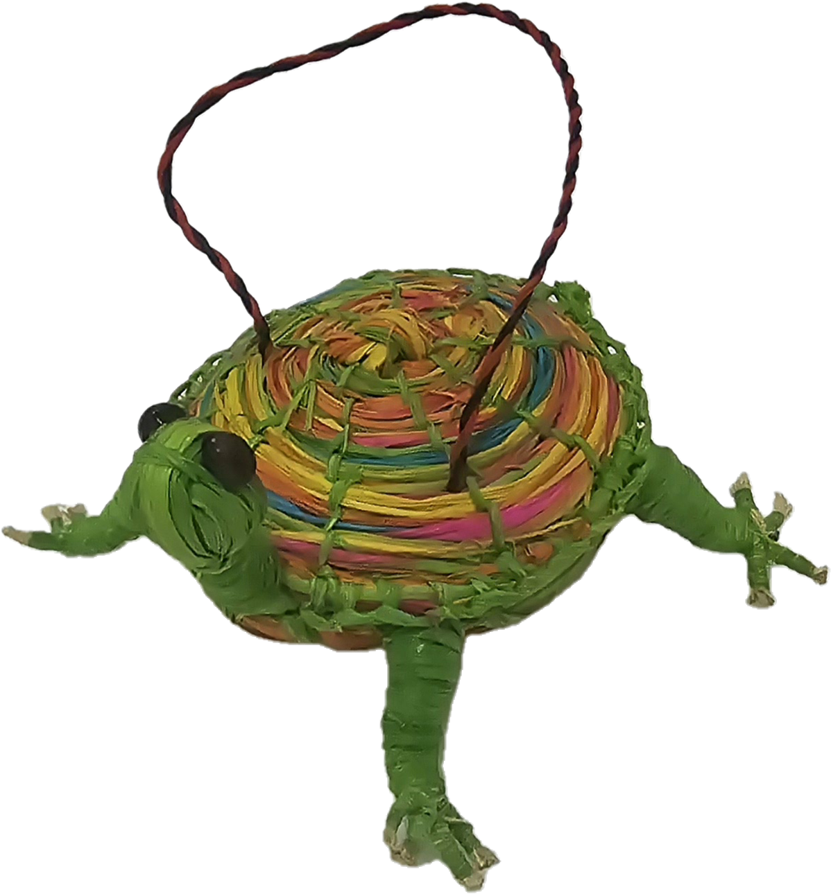 WOVEN TURTLE FAIR -TRADE ORNAMENT - MADE BY PERUVIAN AMAZON ARTISAN