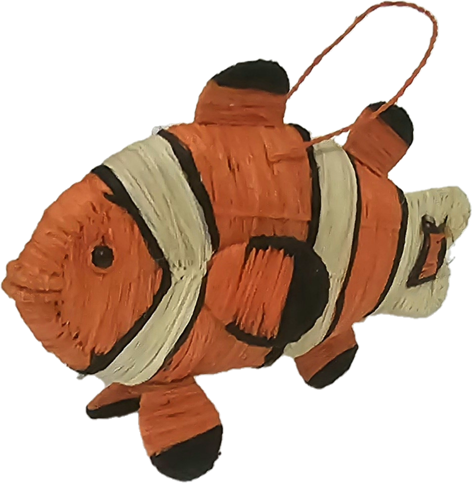 Fish woven chambira tree ornament from the Peruvian Amazon