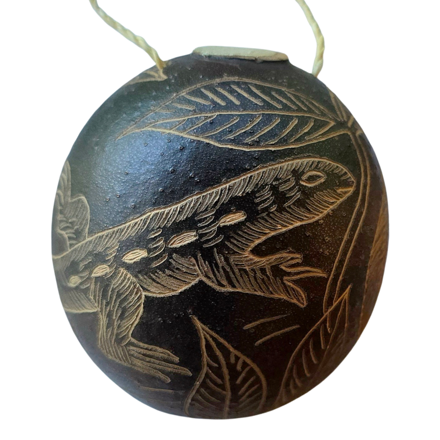 Salamander Amphibian Calabash Christmas tree ornament - Amazon Ecology