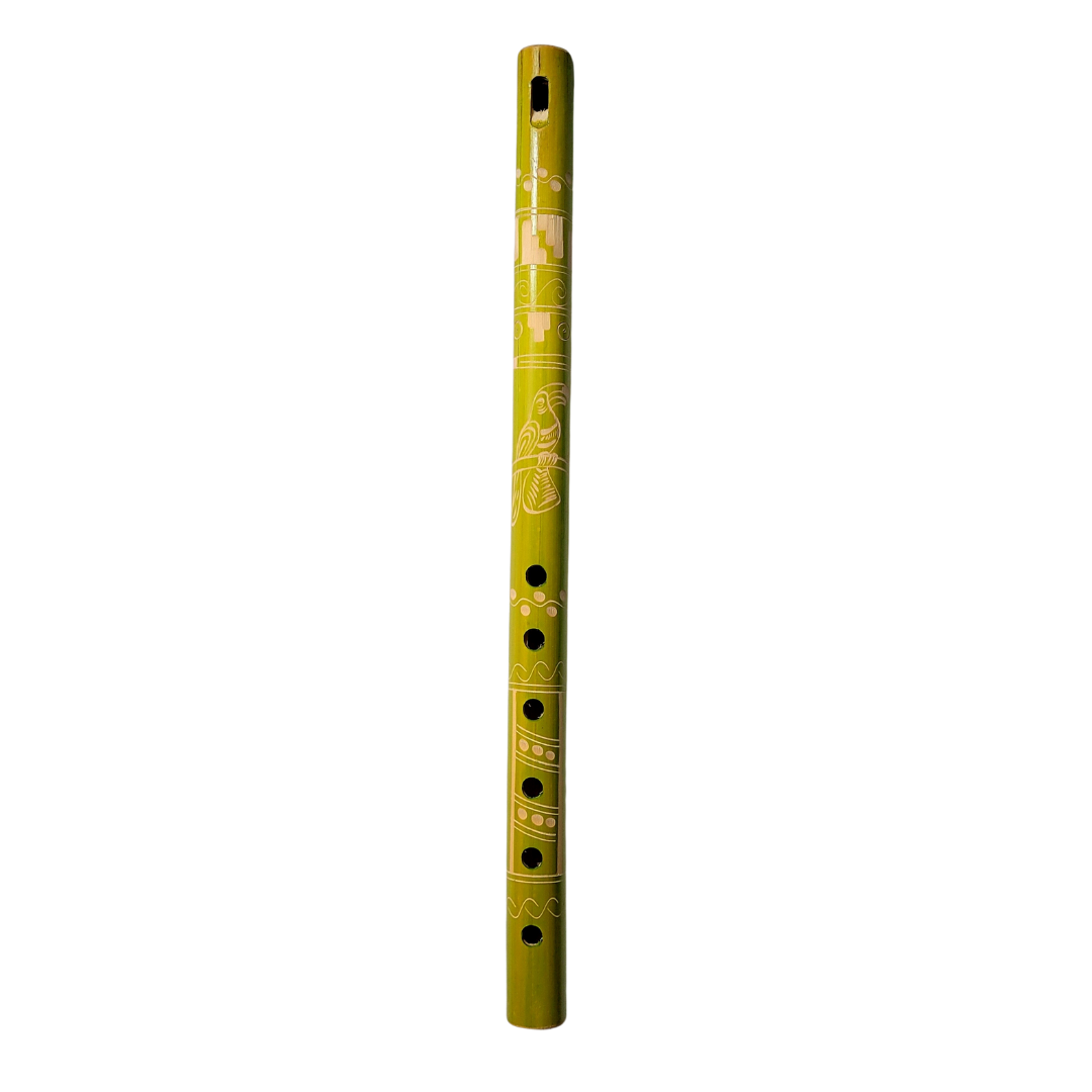 Single color bamboo flutes - made by Amazon artisans