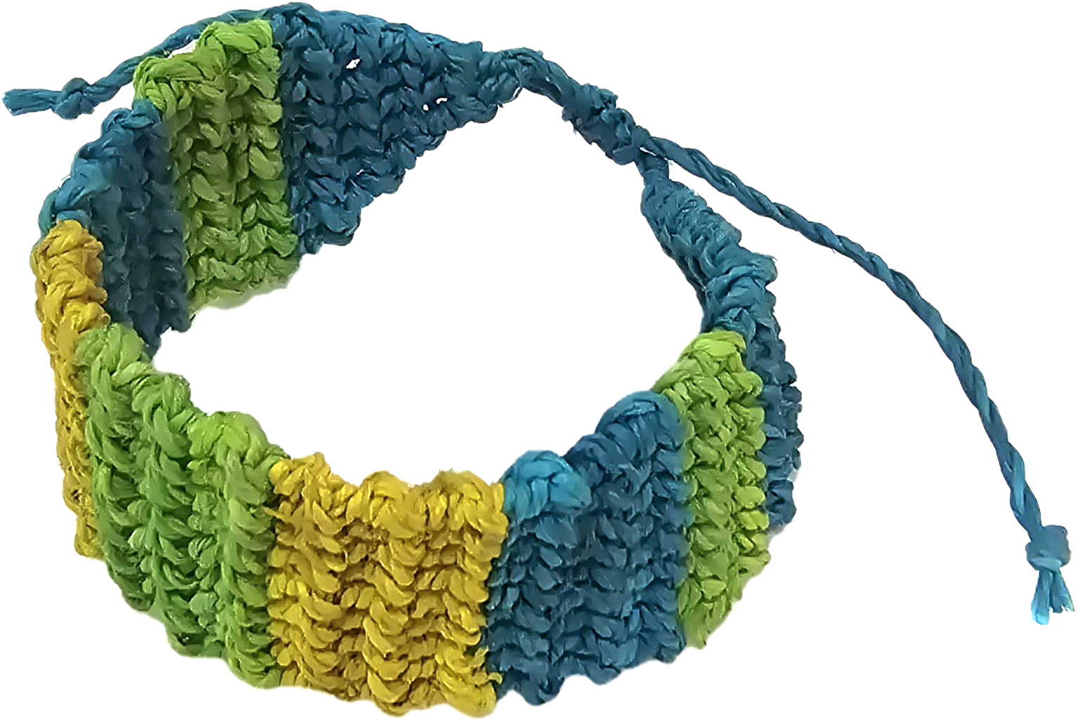 Bora native pattern chambira palm fiber bracelets - Amazon Ecology