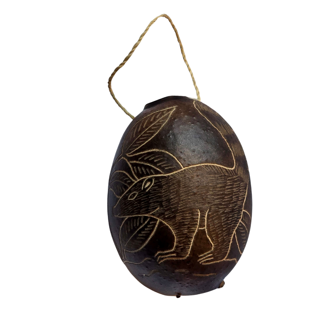 Coati Mammal Calabash Christmas tree ornament - Amazon Ecology