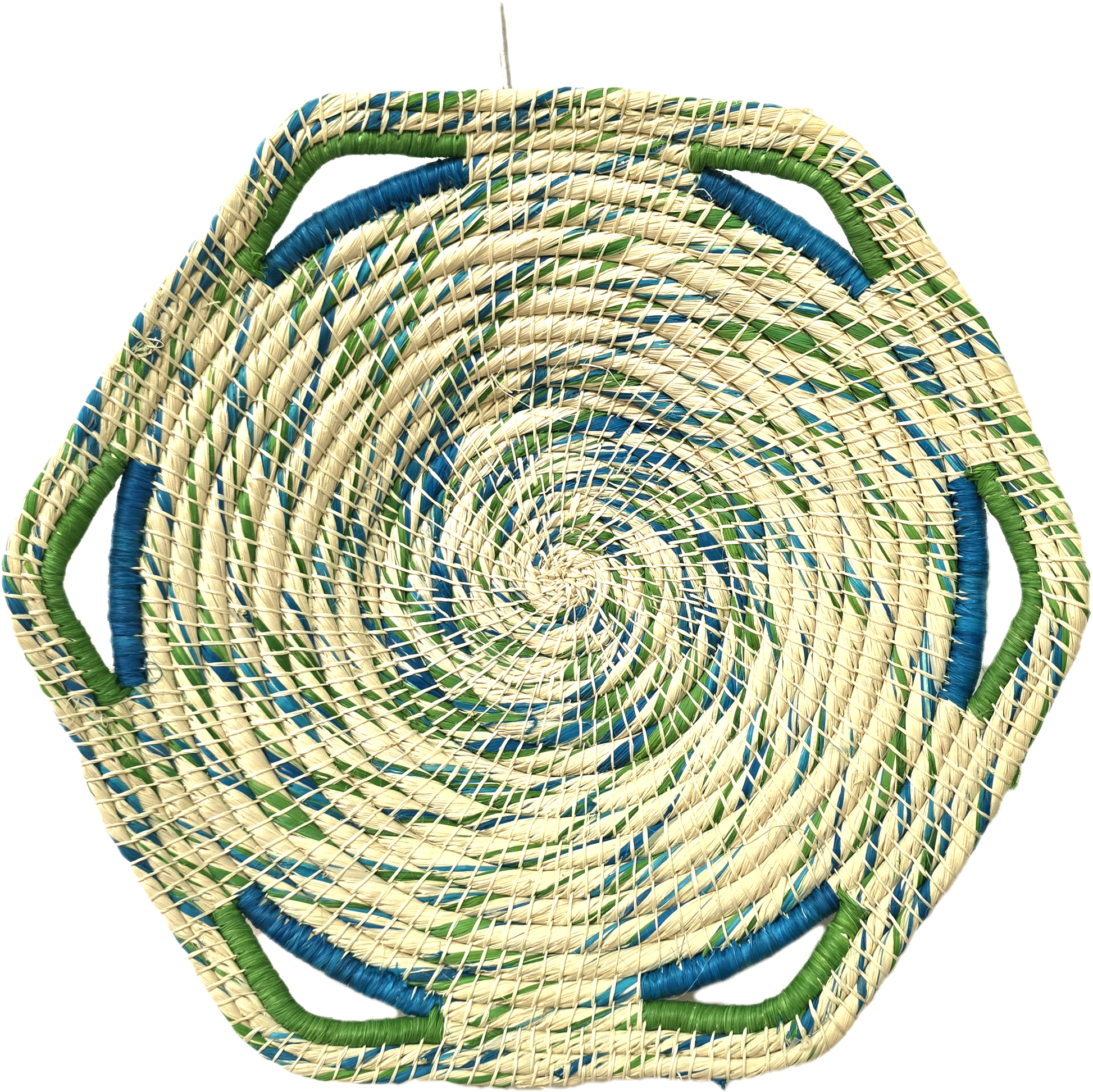 Six-sided premier chambira baskets with two color blend - made by artisans from the Peruvian Amazon - Amazon Ecology