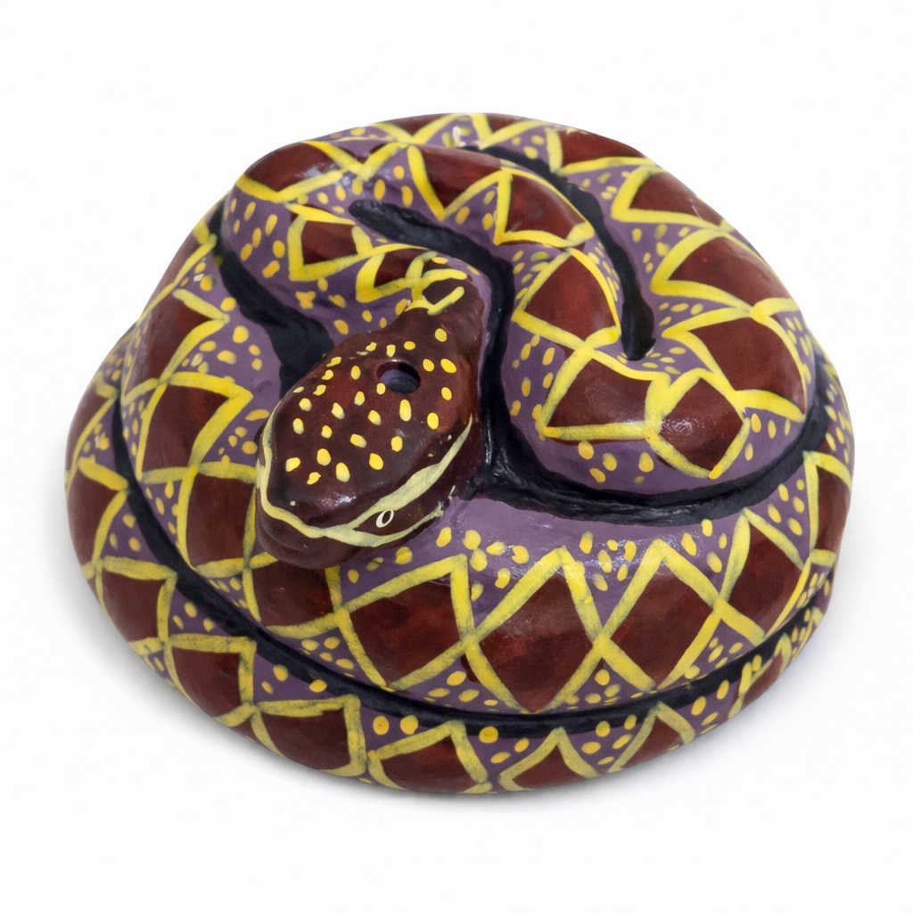 FAIR -TRADE CERAMIC AMAZON WILDIFE INCENSE HOLDERS - MADE BY PERUVIAN AMAZON ARTISAN - Amazon Ecology