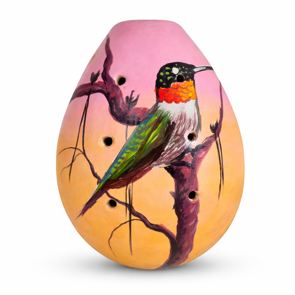 Ceramic ocarinas with birds - made by a Peruvian Amazon artisan - Amazon Ecology