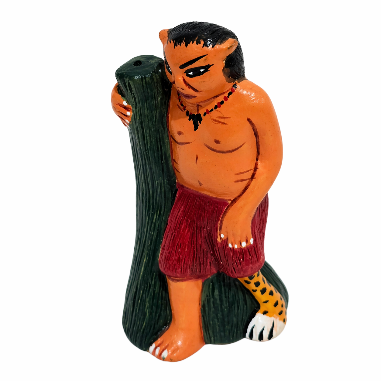 CERAMIC AMAZON CHULLACHAQUI INCENSE HOLDER - MADE BY PERUVIAN AMAZON ARTISAN - Amazon Ecology