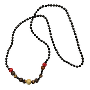 Achira and acai bead necklace - made by artisan from the Peruvian Amazon - Amazon Ecology