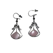 Pink Quartz Earrings - Made by Peruvian Amazon Artisan - Amazon Ecology
