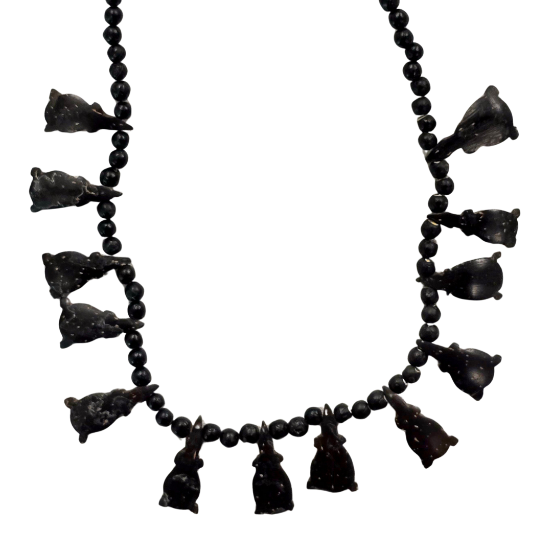 Palm nut turtle necklaces - made by native artisans from the Brazilian Amazon