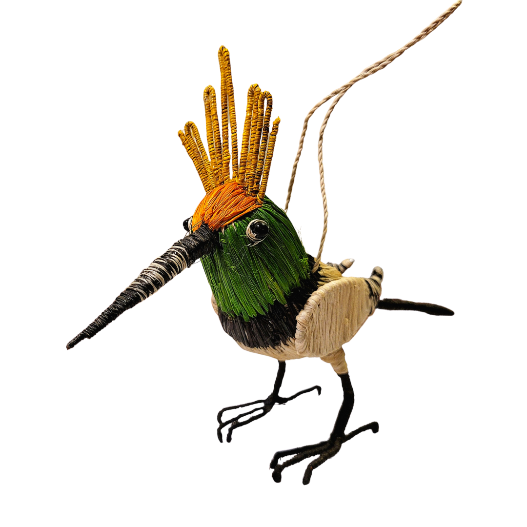 ROYAL FLYCATCHER - FAIR TRADE CHRISTMAS TREE ORNAMENT - WOVEN BY PERUVIAN AMAZON ARTISAN - Amazon Ecology