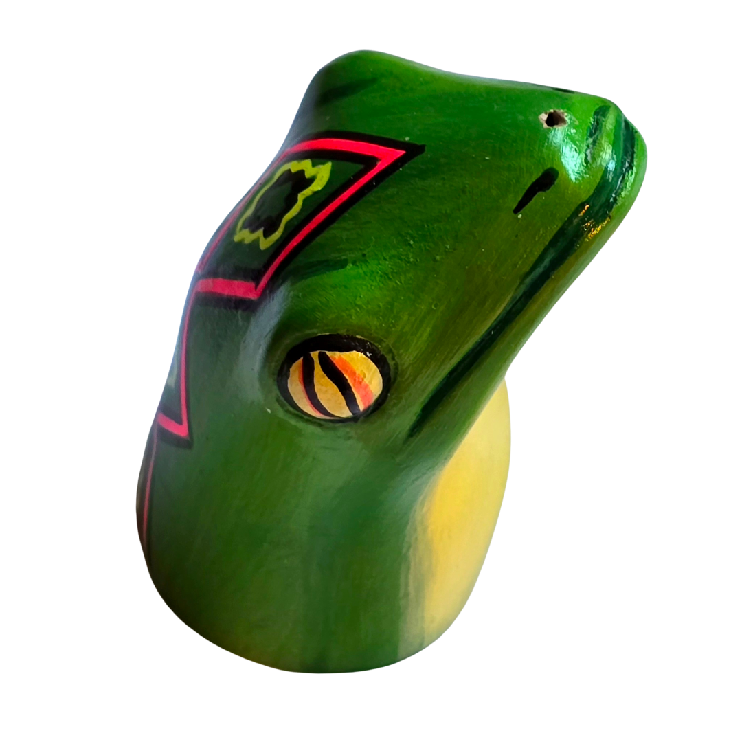 FAIR -TRADE CERAMIC AMAZON WILDIFE INCENSE BURNERS - MADE BY PERUVIAN AMAZON ARTISAN