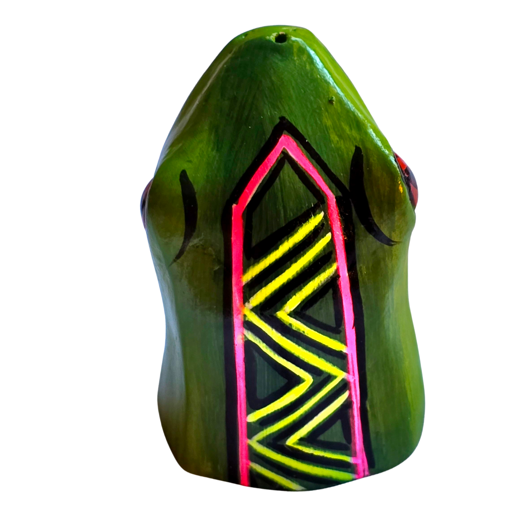 FAIR -TRADE CERAMIC AMAZON WILDIFE INCENSE BURNERS - MADE BY PERUVIAN AMAZON ARTISAN