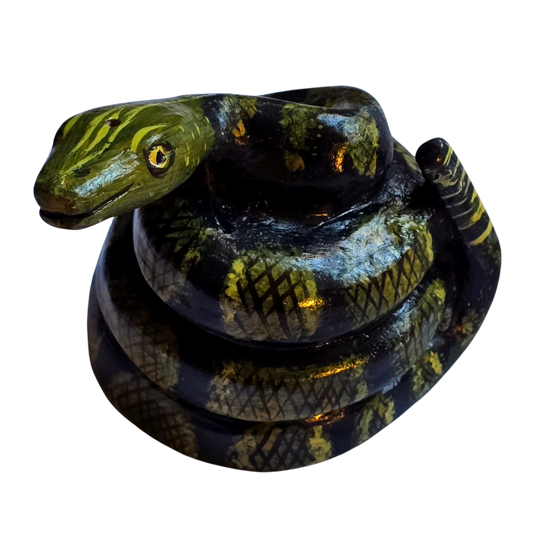 FAIR -TRADE CERAMIC AMAZON WILDIFE INCENSE BURNERS - MADE BY PERUVIAN AMAZON ARTISAN