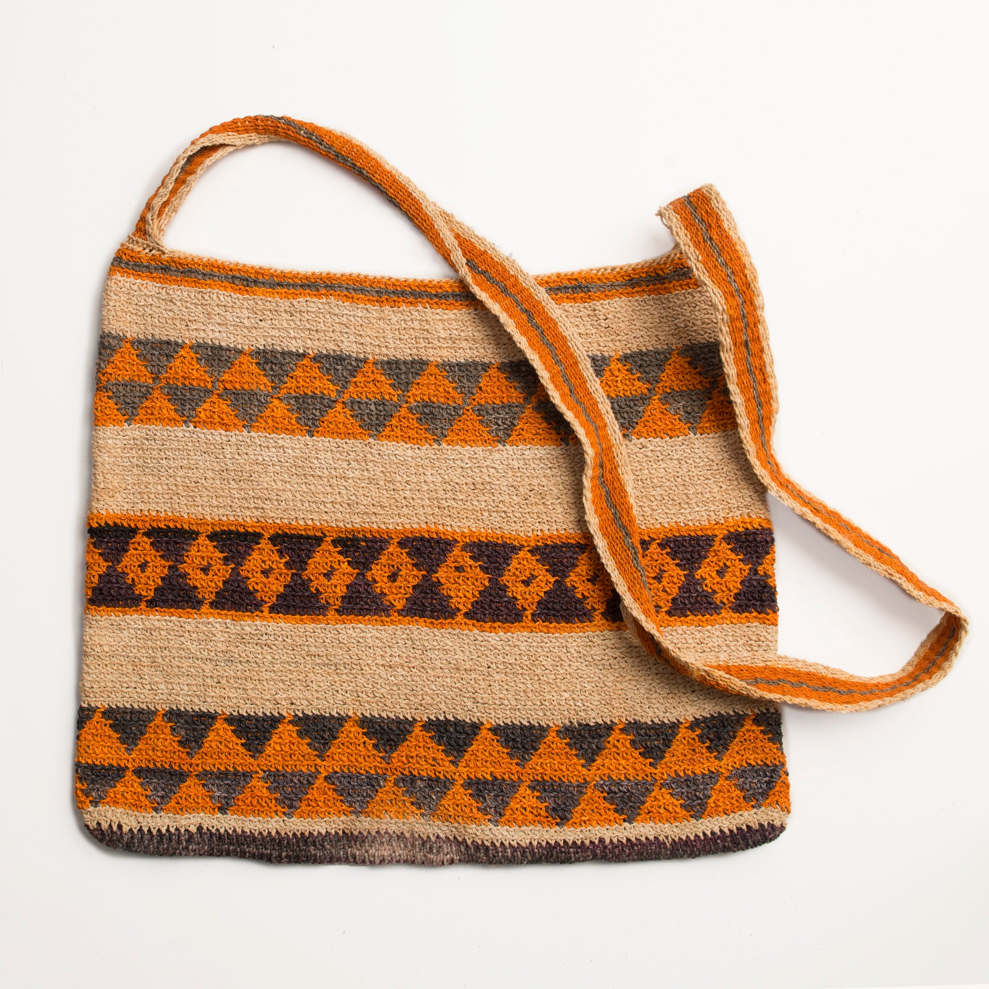 Intricately Designed, Crocheted, Shoulder Strap Bags, made in Peruvian Amazon
