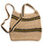 Handmade Black, Yellow and Off-White, Striped Shoulder Bag, made in Peruvian Amazon