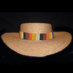 Fair-trade Hand-made Hat band - coral snake/naca naca pattern